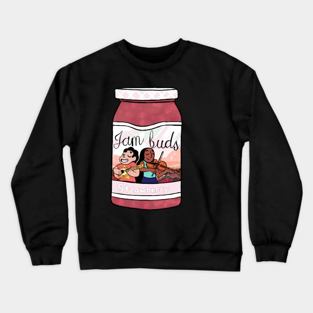 Jam buds strawberry jam Crewneck Sweatshirt by LillyRose101